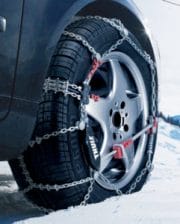 Tire chains for snow and ice