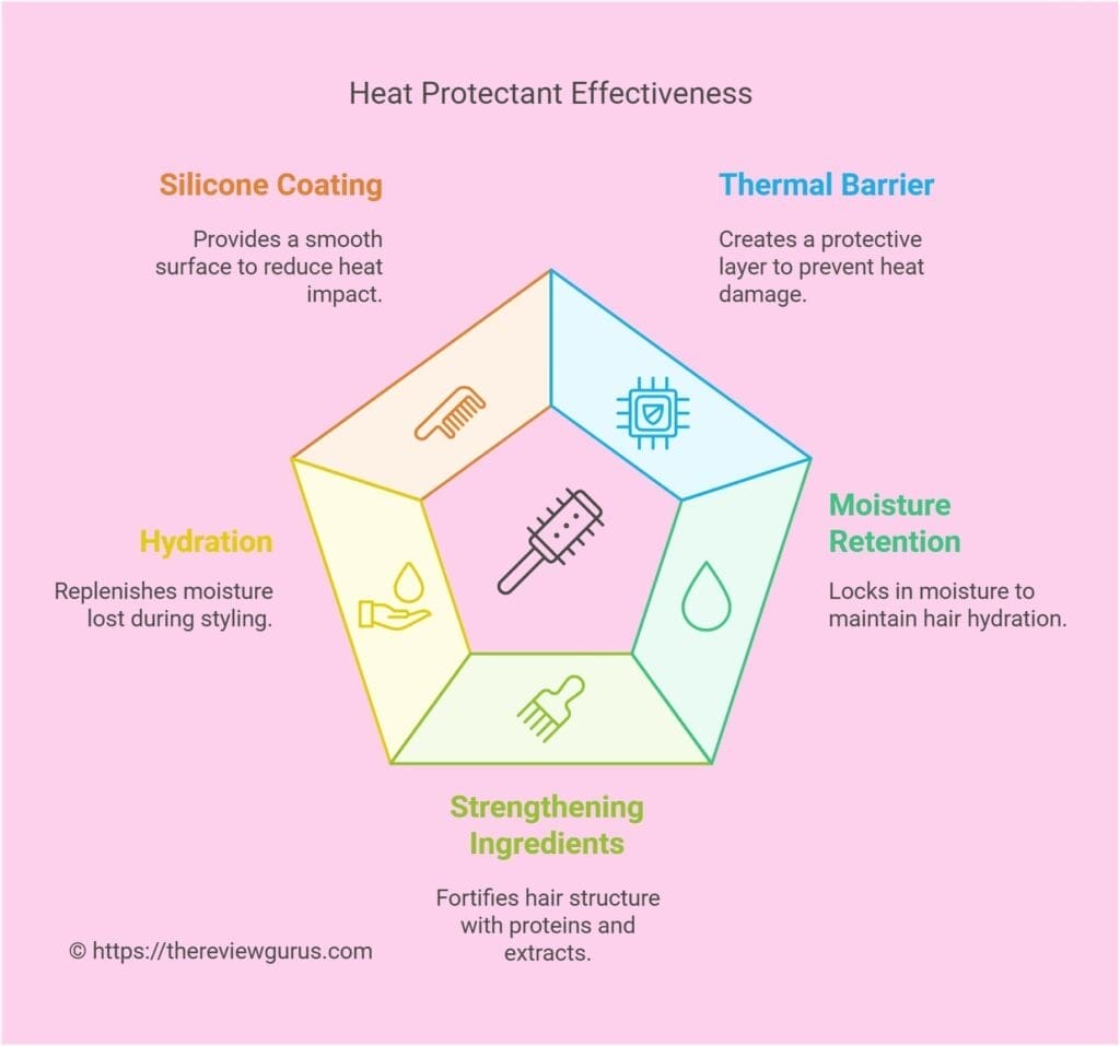 Heat Protectant Effectiveness