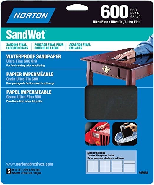 best sandpaper for glass