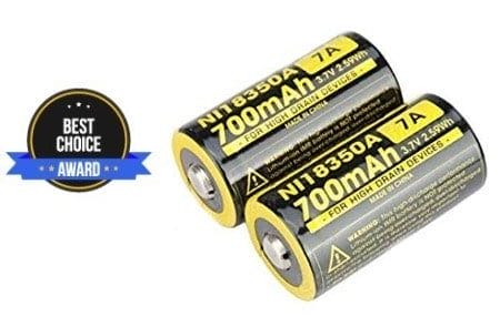 best 18350 battery