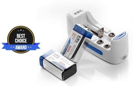 best 9V rechargeable battery