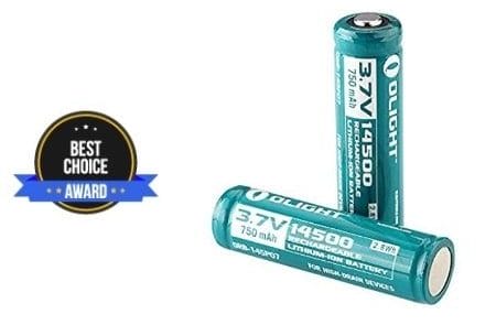 best 14500 battery