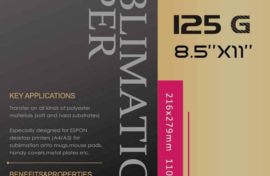 Best Sublimation Paper