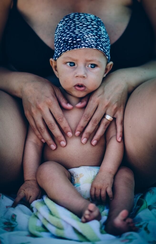 baby with diaper