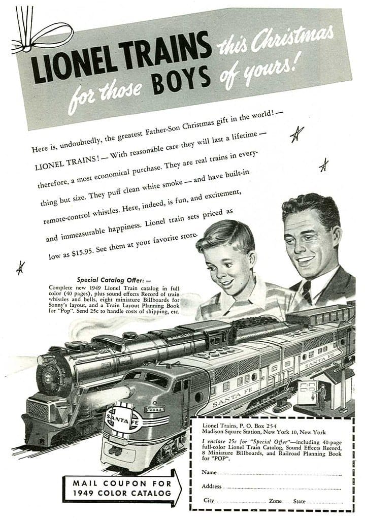 Lionel Trains, 1949