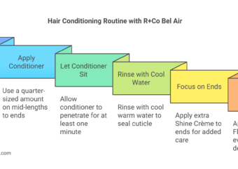 Hair Conditioning Routine with R+Co Bel Air